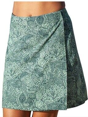 Rip Skirt Hawaii Wailea Green Tropical Sea Life Wrap Skirt Coverup - Size XL